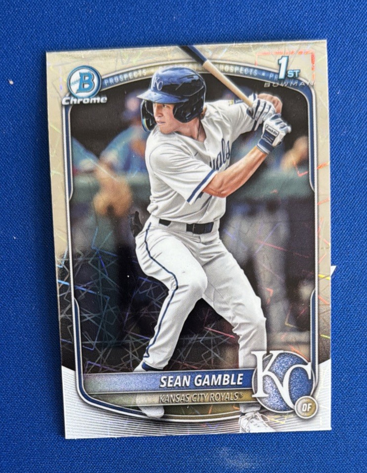 2025 Bowman Draft Chrome Laser Refractor #BDC-178 Sean Gamble