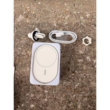 15W Magnetic Wireless Car Charger Air Vent Mount MagSafe Compatible White Silver