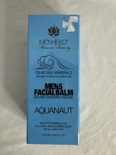 Mosheko Men's Facial Balm DEAD SEA MINERALS WITH ORGANIC MOROCCAN ARGAN OIL 