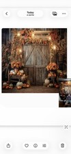 Kate 8 by 8 Ft Autumn Farmer s Market Pumpkin Decoration Photography Backdrop