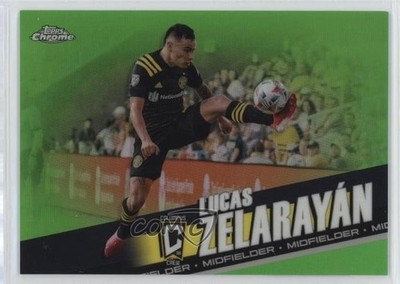 2022 Topps Chrome MLS Neon Green Refractor 98/99 Lucas Zelarayan Zelarayán a8r