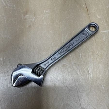 Vintage Diamond Tool Horseshoe Co Mini 4”inch Adjustable Wrench Duluth Minn USA