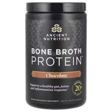 2 X Ancient Nutrition, Bone Broth Protein, Chocolate, 1.1 lb 504 g 