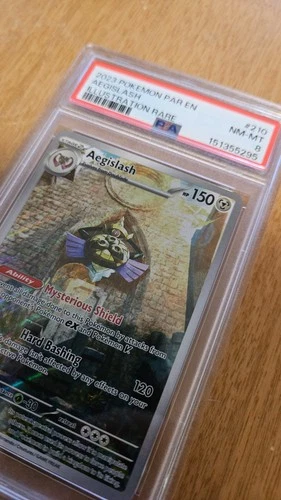 PSA 8 Aegislash 210/182 Graded Pokemon Card