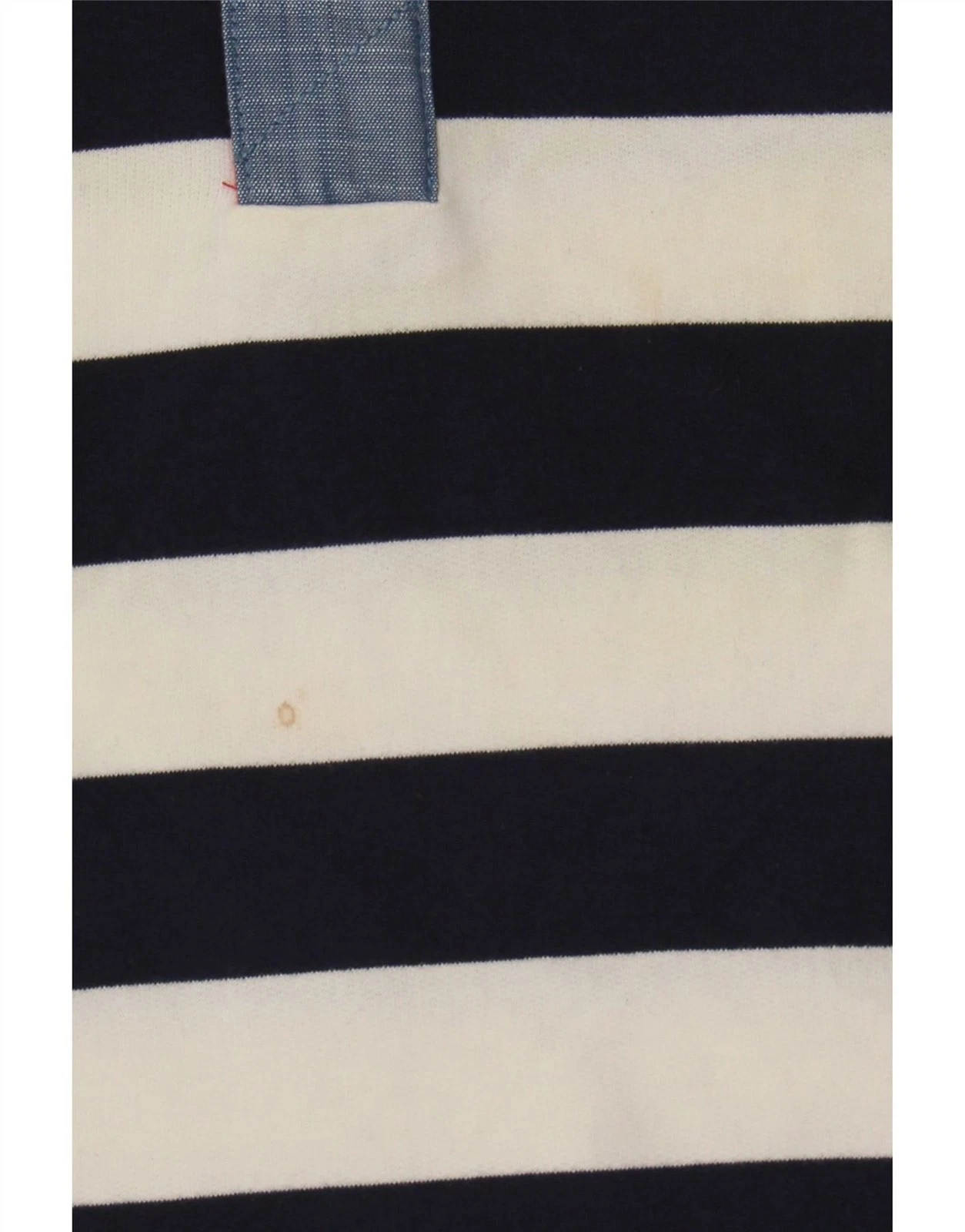 OFF WHITE Maglione felpa JOULES ragazzo collo zip 9 10 anni bianco sporco righe cotone BZ10