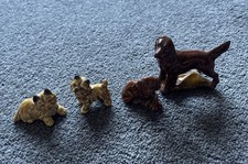 Wade Whimsies Dogs & Puppies 1969-1982 Setter Mum & Pup + 2 Cairn Puppies