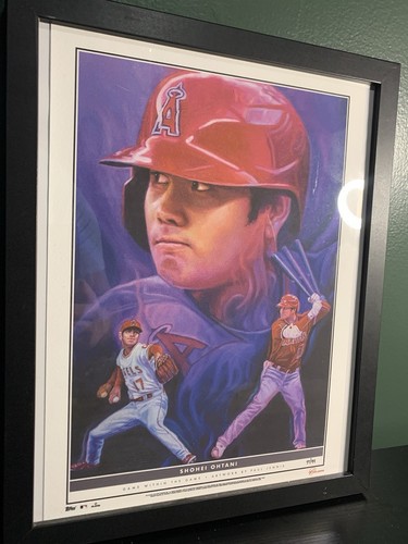 Shohei Ohtani 2021 Topps Game Within The Game Poster /99 WITH FRAME - Picture 2 of 3