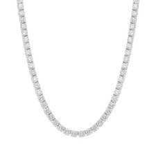Lab Diamond Tennis Necklace, 20.00ctw