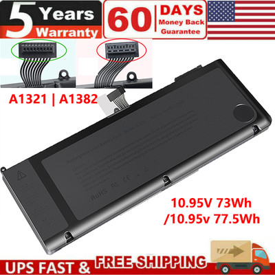 A1321/A1382 Battery for Apple MacBook A1286 Mid 2009 2010 2012 Late/Early 2011