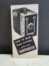 Vintage 1950s Zenith Sharp Shooter Camera How To Make Good Pictures Booklet #90