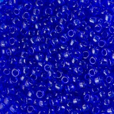 15/0 TOHO ROUND Transparent Cobalt Seed Bead 8g 