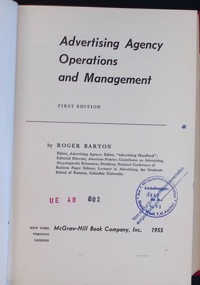 Advertising Agency Operations and Management McGraw-Hill Series in Advertising a