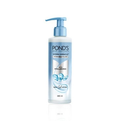 Pond's Hydra Miracle Hydrating Gel Body Lotion | Gives Hydrated Plump Skin 380ml
