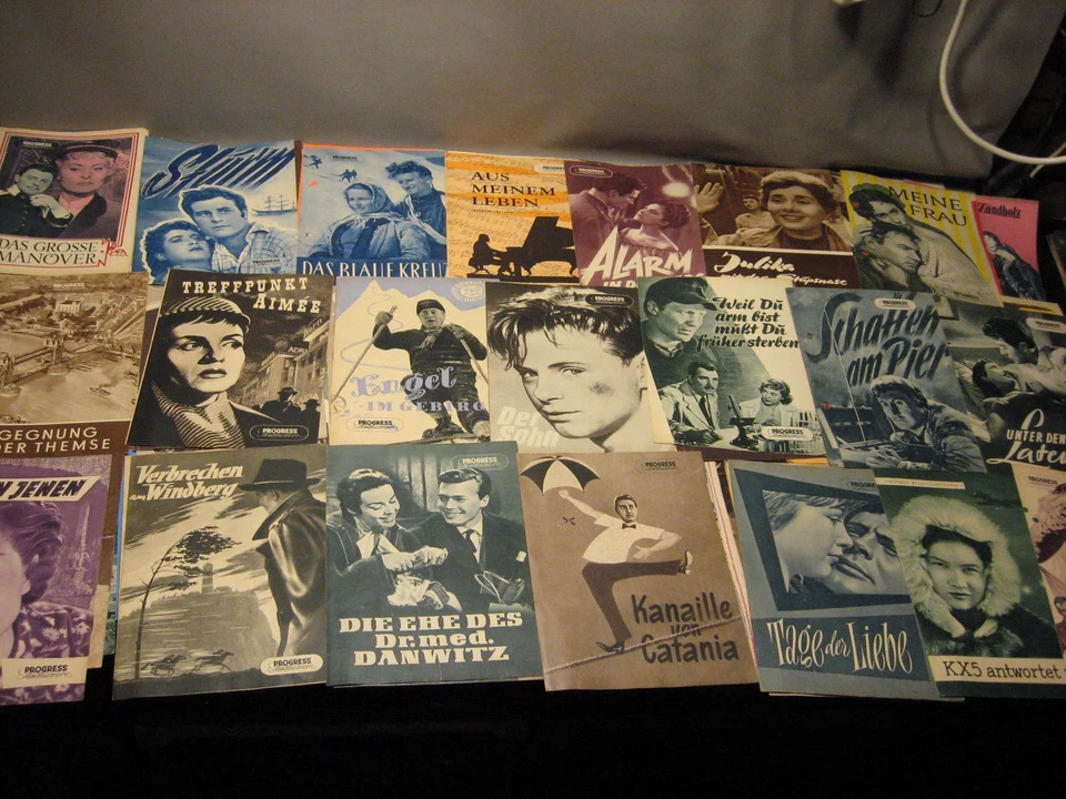 100 Stück DDR Filmprogramme Defa,Progress Filme u.a.  1960.Jahre-Schauspieler - Bild 4 von 4