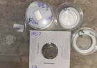 Lot Of 5 Silver Fine 1957 Dimes Troy Ounces Mixed