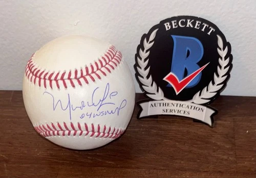 Manny Ramirez Boston Red Sox Auto Signed Rawlings MLB Baseball 04 WS MVP Beckett