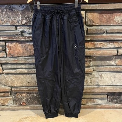 Stella McCartney x Adidas Black Zip Trackpants Balloon Leg