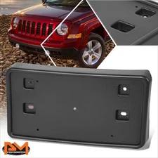 For 11-16 Jeep Patriot Factory Style Front License Plate Mounting Bracket Black