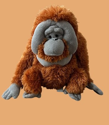 Wild Republic 12 Zoll Cuddlekins männlicher Orang-Utan Kuscheltier Stofftier Affe Plüsch  