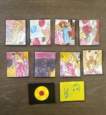 Lot B 10ct 1986 Barbie Mattel Panini Italy Album Sticker Trading Card Lot