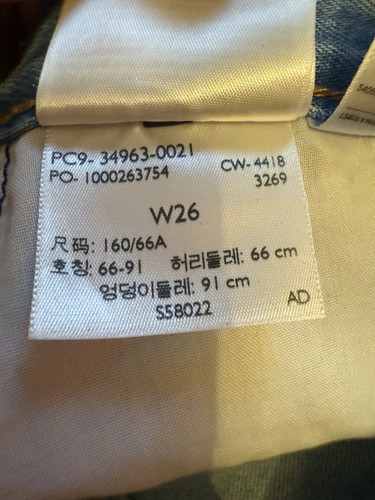 Levi's Rock Damen Gr. 26 - Bild 4 von 4