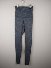 Lululemon Align Leggings Grey Speckled High Rise Yoga Pants Size Uk 6