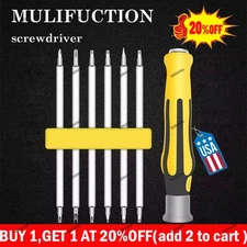 Premium 6in1 Mini Screwdrivers Set Small Screwdriver Sets Multipurpose Turn Scre