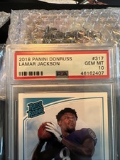 2018 Panini Donruss - Rated Rookie Lamar Jackson #317 (RC)
