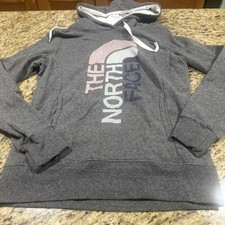 The North Face Women s Half Dome Hoodie Sweatshirt Size Small Petite Gray Cpix