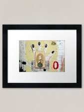 RETRATO Y DESTINO EN MANO (portrait Framed Wall Art Poster Canvas Print Picture