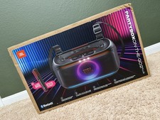JBL Party Box On-the-go 2 Plus Wireless Bluetooth Speaker Black Brand New Sealed