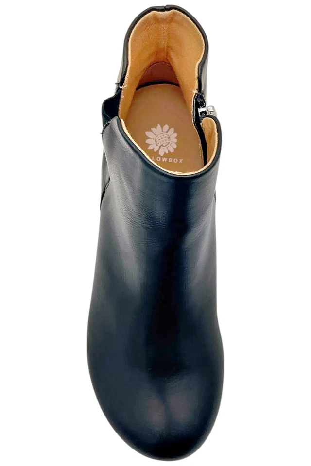 Bota anabela feminina Baylee caixa amarela preta - Imagem 2 de 3