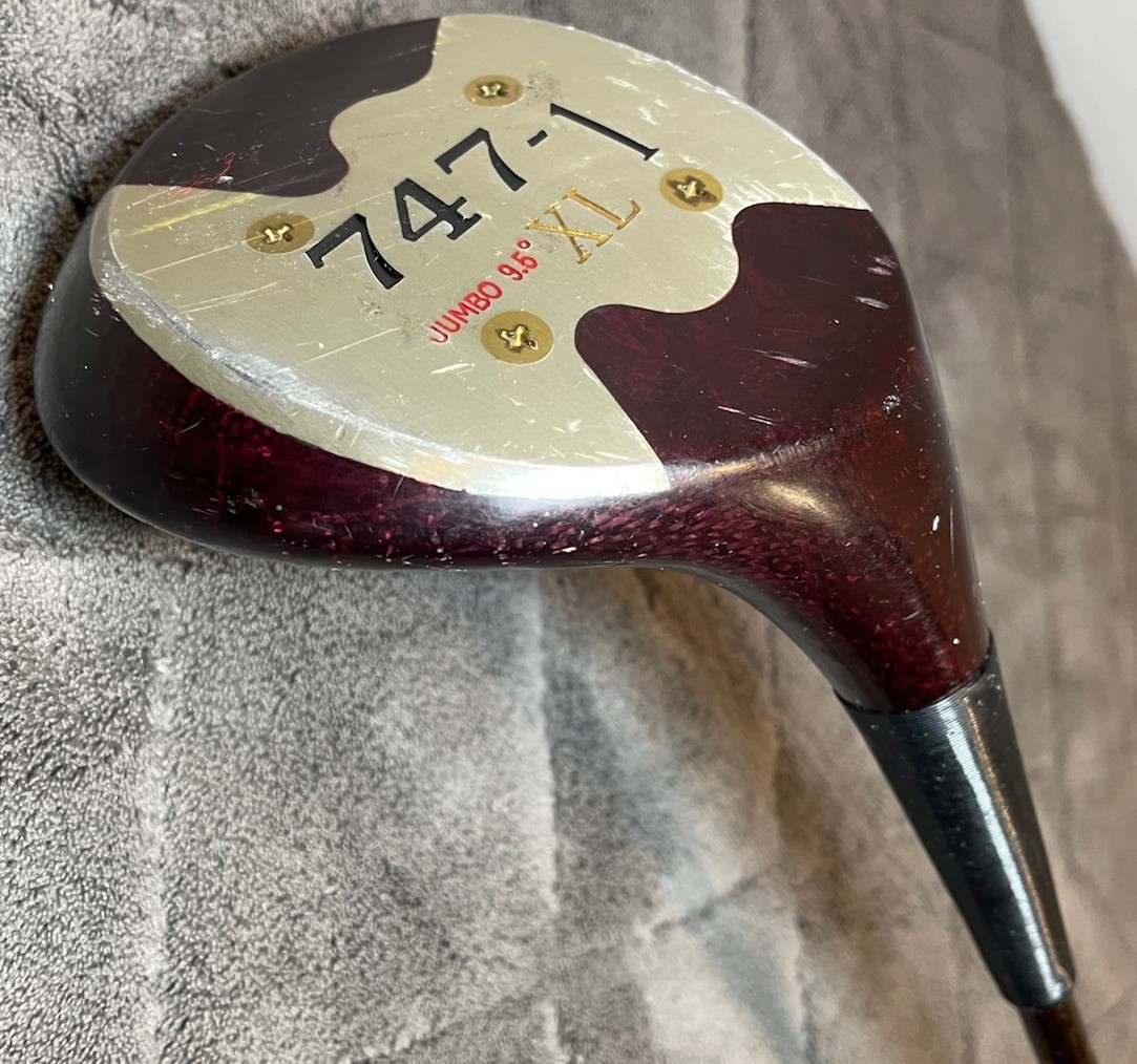 Vintage Golfsmith Jumbo XL 747 Drivers 1 & 3Golf Club Lot Of 2