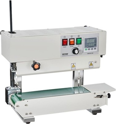 Continuous Bag Band Sealing Machine, 0.24-0.47 in/6-12 mm Seal Width, Band Seale