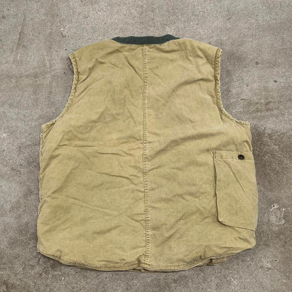 Vintage 80s 90s retro military Avirex flight vest size L Made In Usa - Image 4 of 4