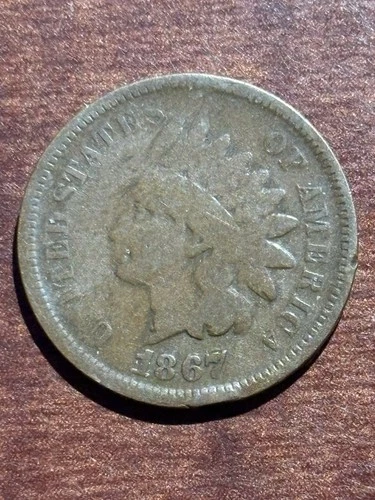 🔥1867/67 Indian Head Cent, Re-punched Date, Popular Variety, BID TO WIN!🔥