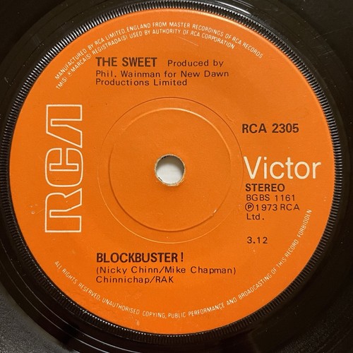 The Sweet Blockbuster / Need A Lot Of Lovin’ Vinyl Record 7” 45RPM RCA 2305 1973 - Picture 7 of 24