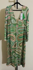Rhode Terry Dress in Gem Wave, Size 4, $695 Retail, NWT, 476