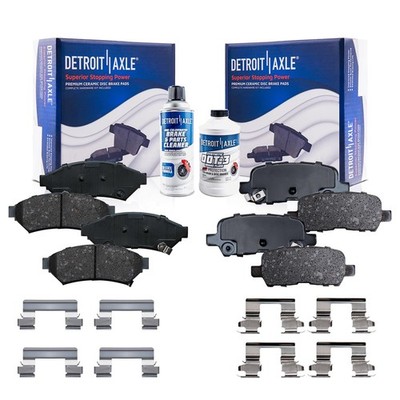 Front Rear Brake Pads for 2004 Pontiac Grand Prix