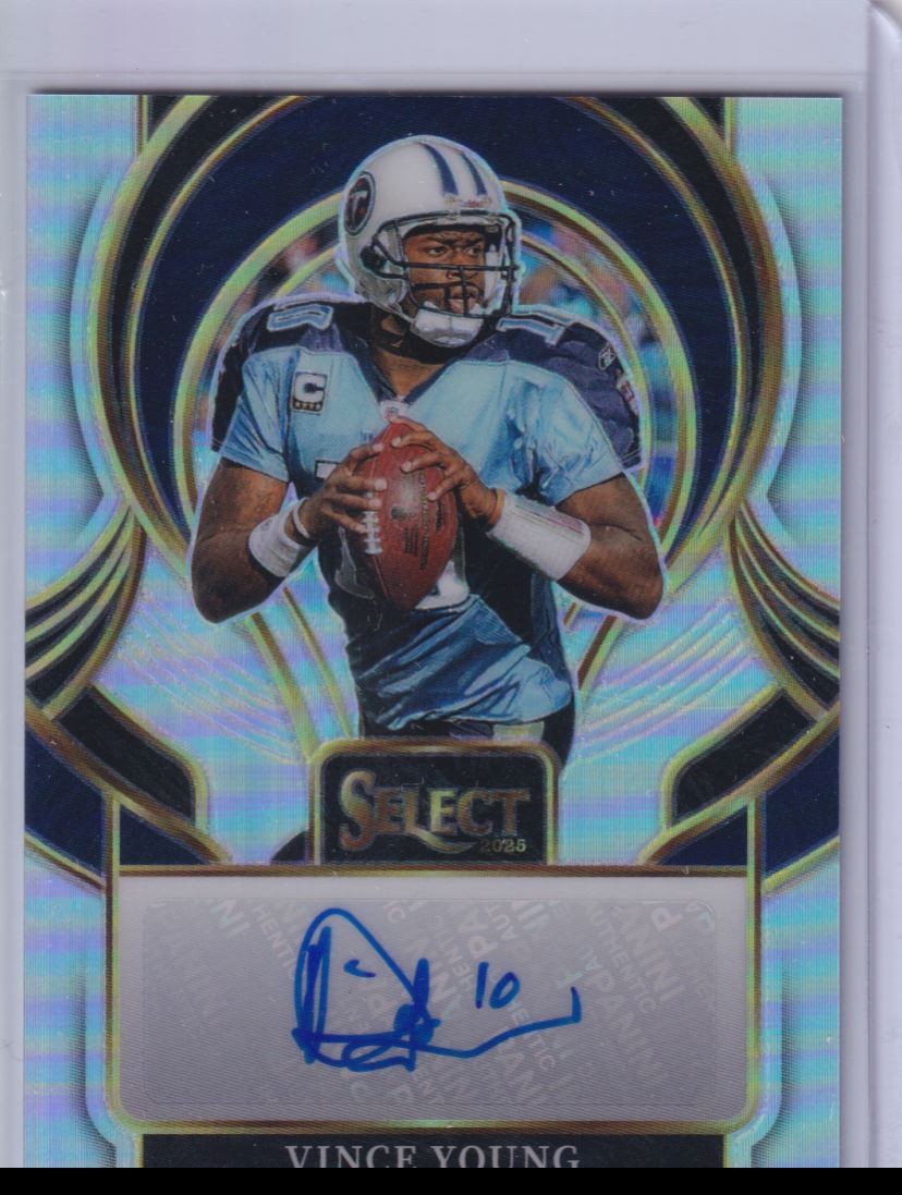 2025 Panini Select Tennessee Titans Vince Young #SIP-VYG Auto