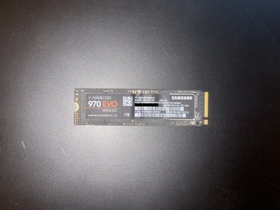 Samsung 970 EVO 1TB NVMe M.2 SSD MZ-V7E1T0BW Gesundheit 100% nur 14 TB TBW
