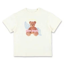 Palm Angels Kids Bear Angel Cotton T-Shirt