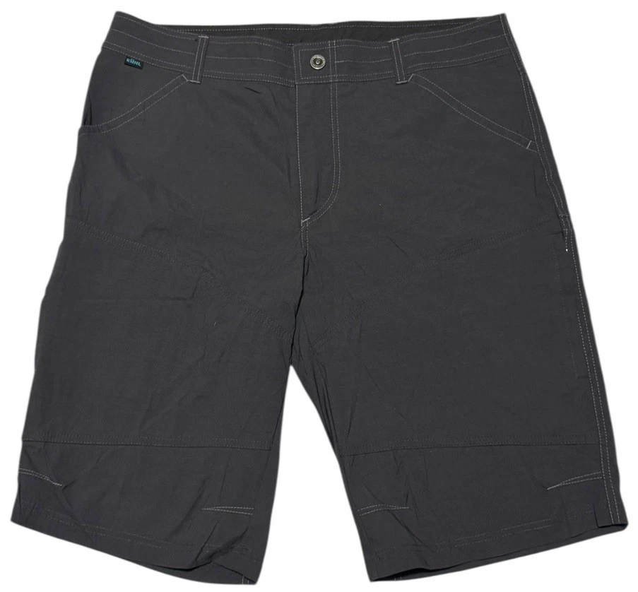 Kuhl Renegade Shorts 12” Mens Size 36 Gray Utility Outdoor Hiking Cargo