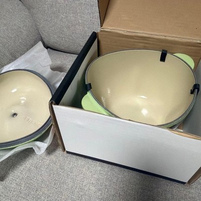 LE CREUSET Apple Cocotte 18cm Fruit Green Cast Iron Enamel Pot