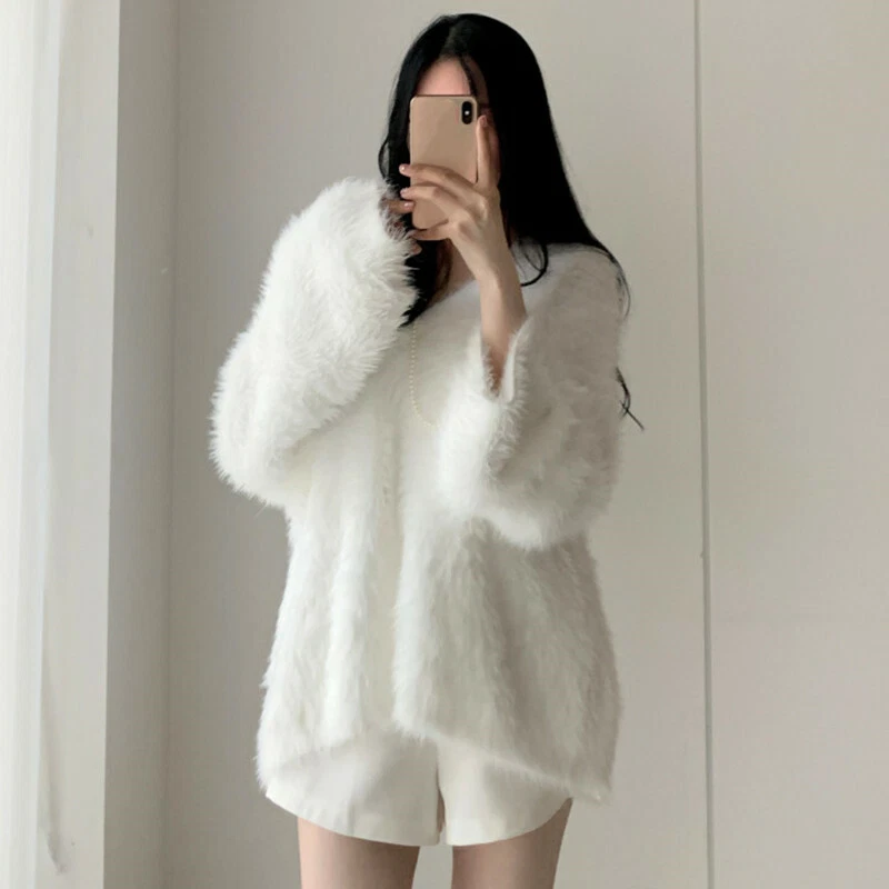 Womens top fur sweater