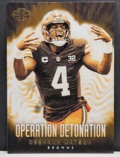2023 Panini Illusions Football Deshaun Watson #3 Operation Detonation - Browns