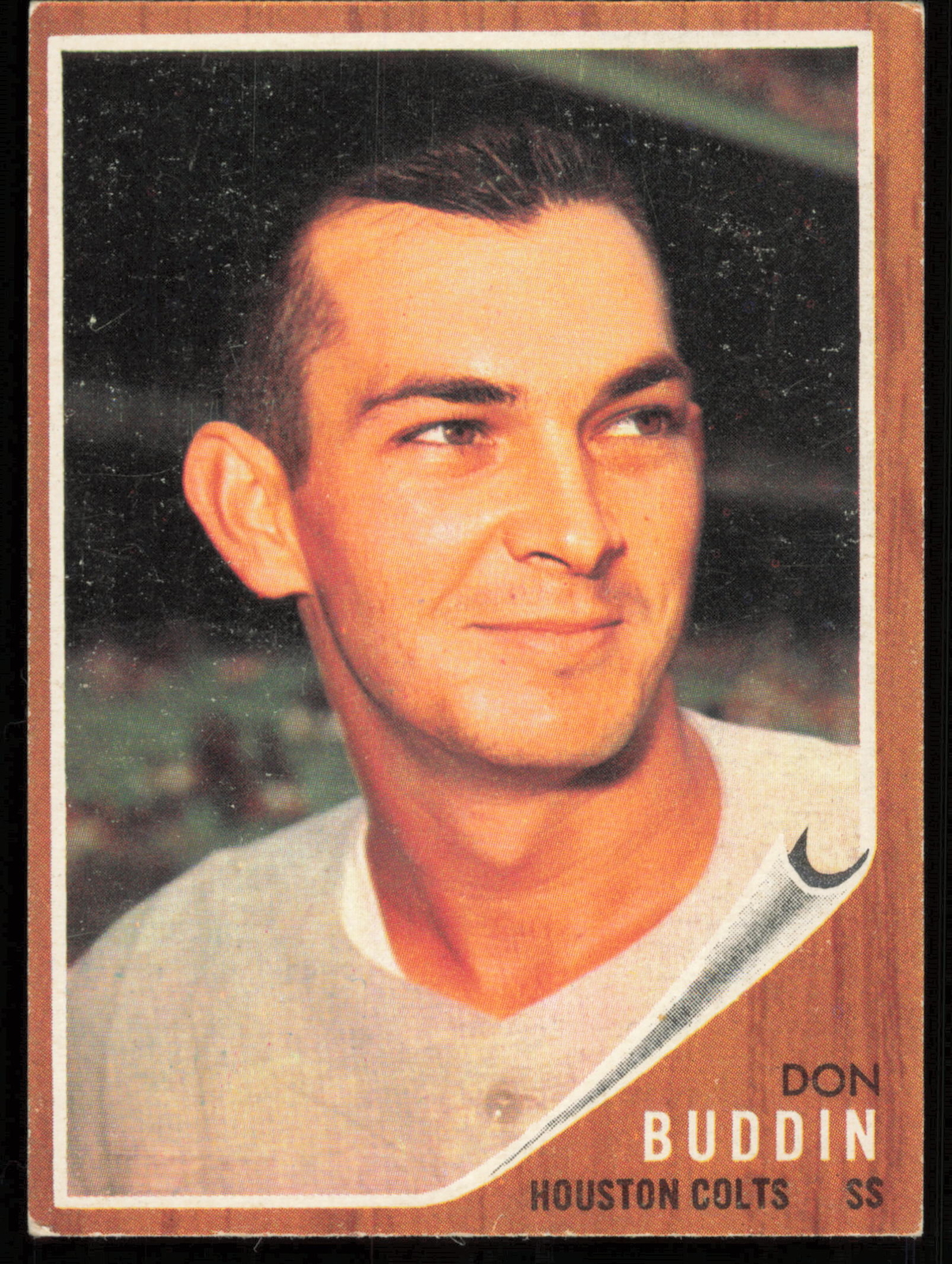 1962 Topps #332 Don Buddin Houston Colt .45s