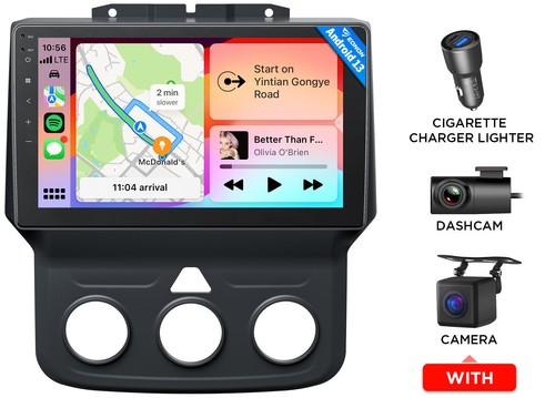 For Dodge RAM 1500 2013 2014 2015 Android 13 Car Stereo Radio Navigation CarPlay - Picture 20 of 24