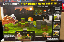 New Minecraft Stop Motion Movie Creator New, Sealed w/ 4 Mini-figures DYT67