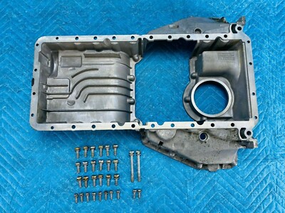 Genuine BMW Engine Upper Oil Pan 11137589687 OEM | eBay